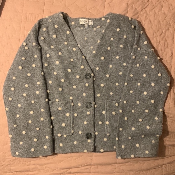 Texture & Thread Boxy Bobble Cardigan - Picture 6 of 7